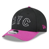 Men's New Era Charcoal/Purple New York Mets City Connect Batting Practice 9FORTY M-Crown Adjustable Hat