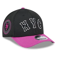 Men's New Era Charcoal/Purple New York Mets City Connect Batting Practice 9FORTY M-Crown Adjustable Hat