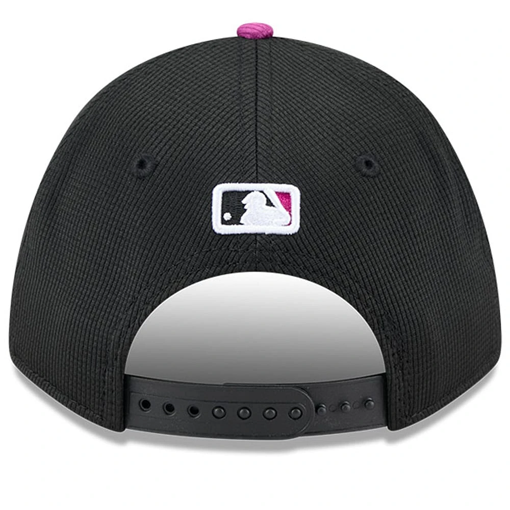 Men's New Era Charcoal/Purple New York Mets City Connect Batting Practice 9FORTY M-Crown Adjustable Hat