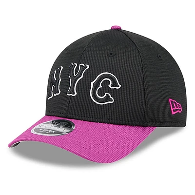 Men's New Era Charcoal/Purple New York Mets City Connect Batting Practice 9FORTY M-Crown Adjustable Hat