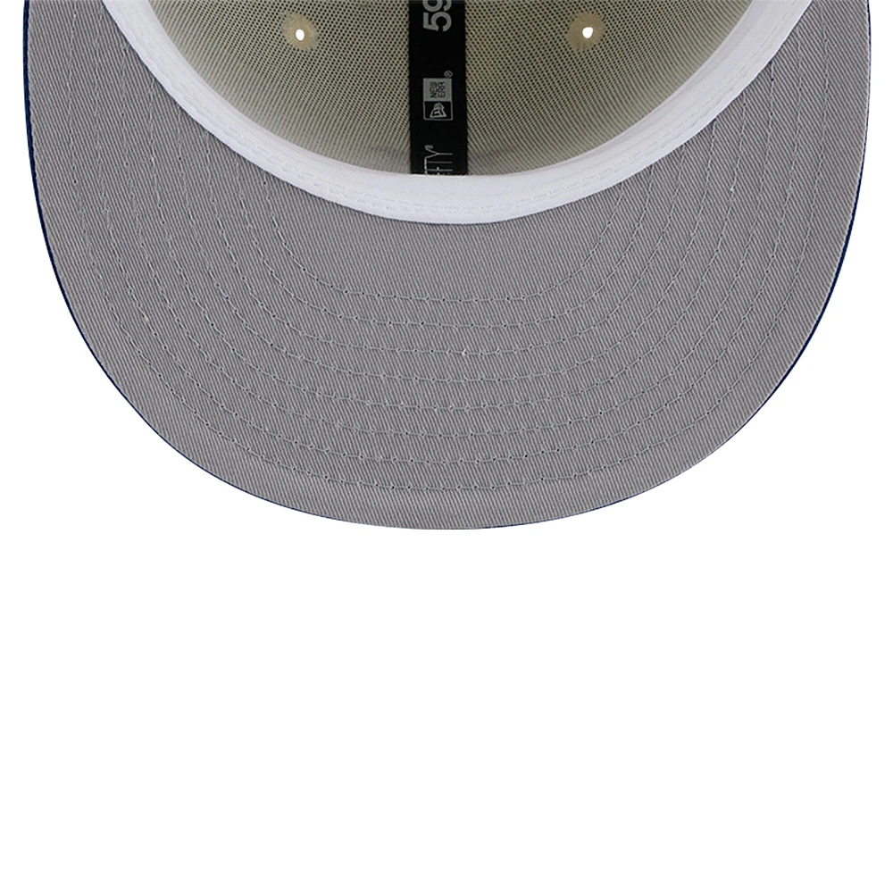 Men's New Era Cream York Mets Chrome 59FIFTY Fitted Hat
