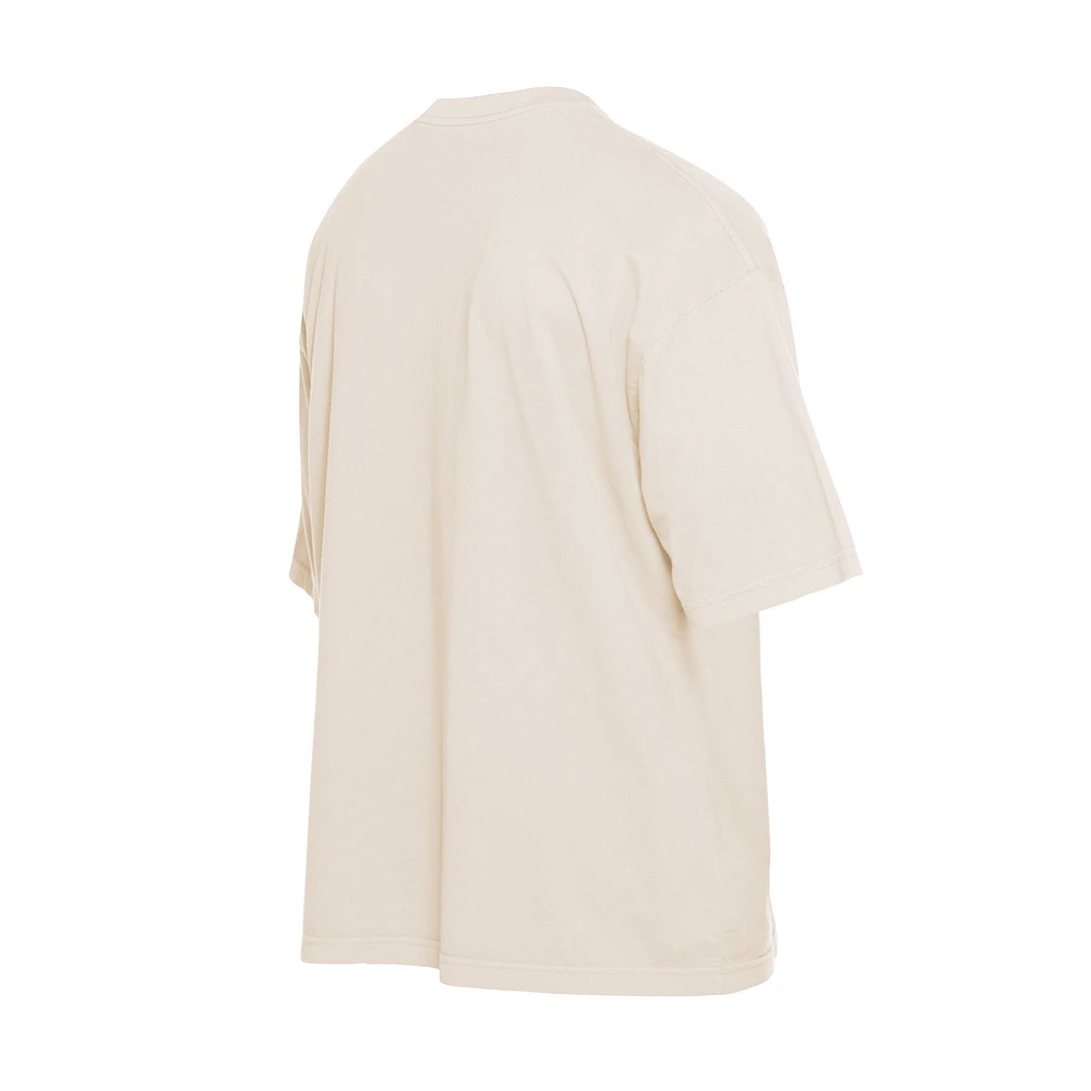 T-shirt surdimensionné à imprimé vieilli New York Mets Cooperstown collection pour homme de la Era Cream