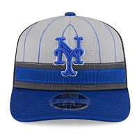 Men's New Era /Royal New York Mets 2025 Batting Practice 9SEVENTY Stretch-Snap Trucker Hat