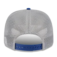Casquette de camionneur extensible à boutons-pression New Era 9SEVENTY pour homme, gris/bleu royal, New York Mets 2025