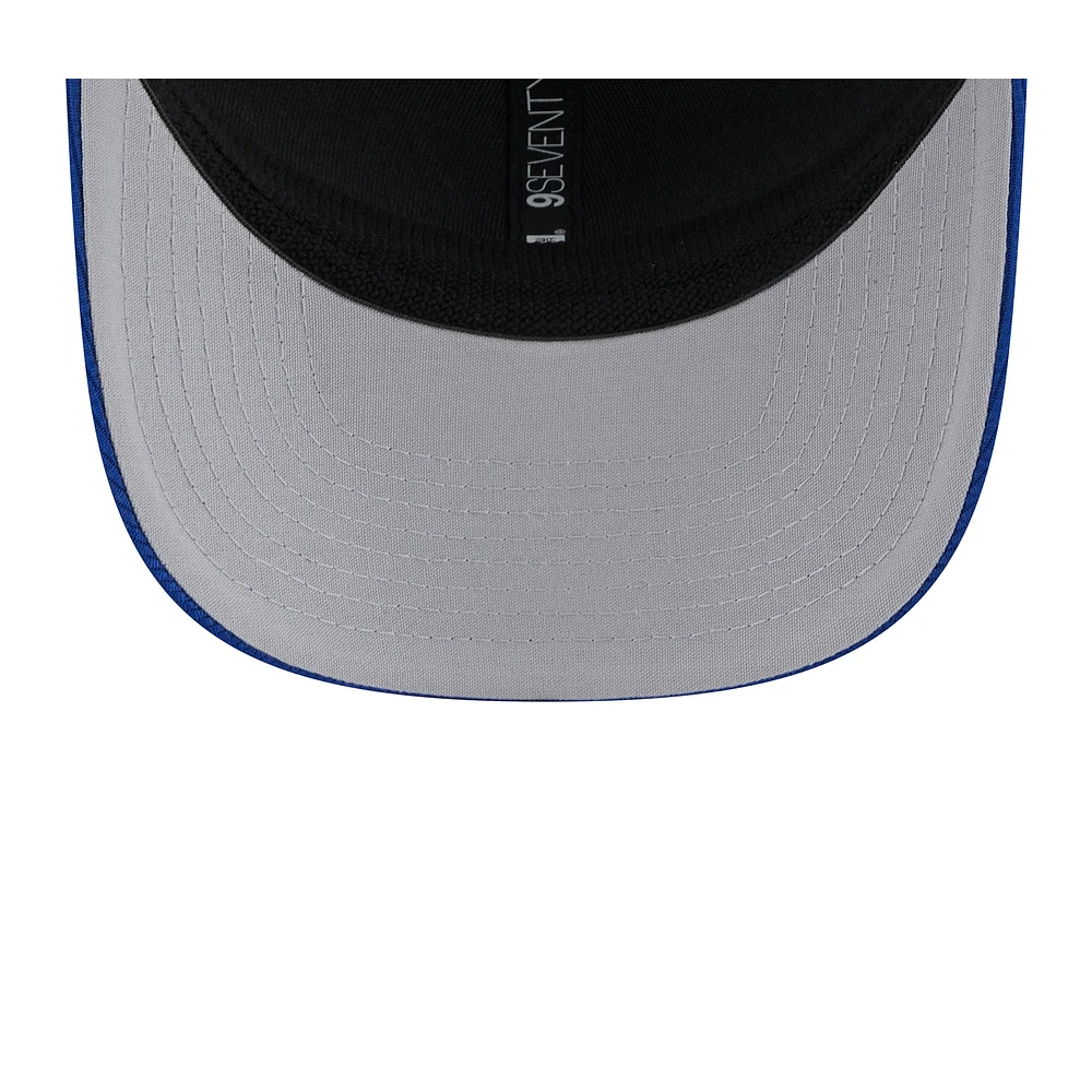 Casquette de camionneur extensible à boutons-pression New Era 9SEVENTY pour homme, gris/bleu royal, New York Mets 2025