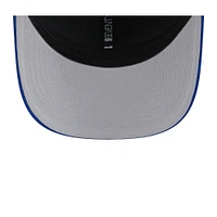 Casquette de camionneur extensible à boutons-pression New Era 9SEVENTY pour homme, gris/bleu royal, New York Mets 2025