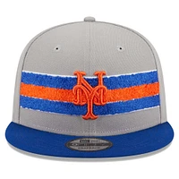 Men's New Era Gray/Royal New York Mets Band 9FIFTY Snapback Hat