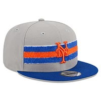 Men's New Era Gray/Royal New York Mets Band 9FIFTY Snapback Hat