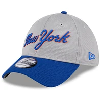 Casquette flexible New Era York Mets 2024 Batting Practice 39THIRTY pour hommes