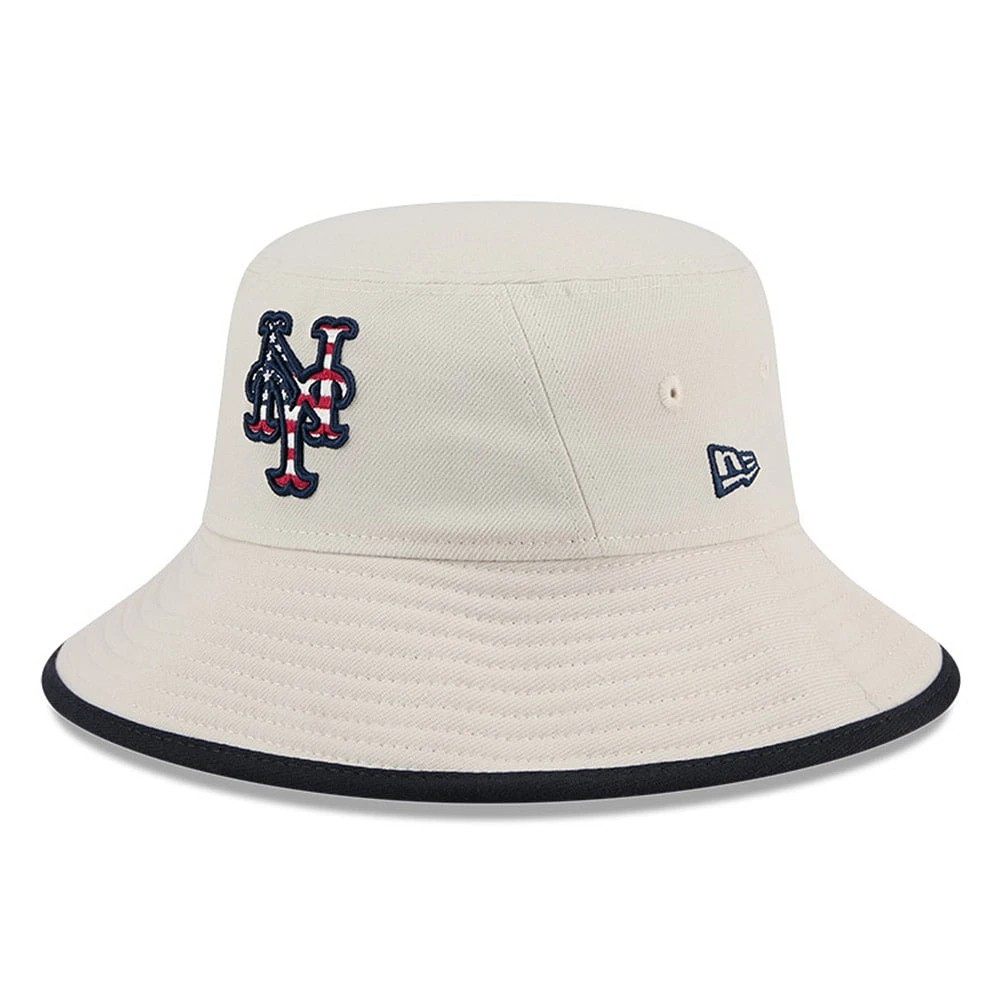 Bob New Era kaki pour hommes des Mets de New York 2024 du 4 juillet