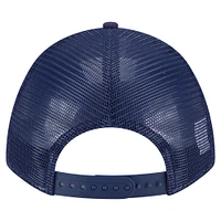 Casquette camionneur ajustable New Era 9FORTY bleu clair/bleu marine pour homme