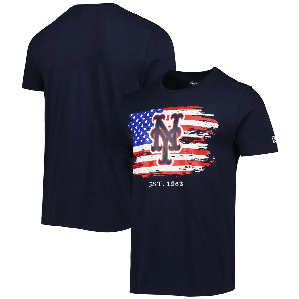 New York Mets New Era 4th of July Jersey T-Shirt - Navy