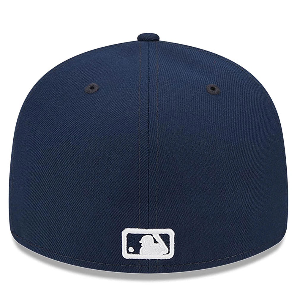 Men's New Era Navy York Mets Oceanside Low Profile 59FIFTY Fitted Hat