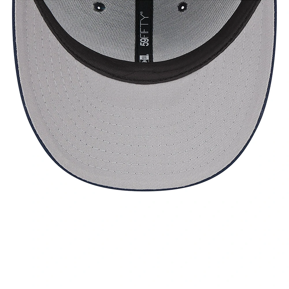 Men's New Era Navy York Mets Oceanside Low Profile 59FIFTY Fitted Hat