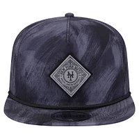 Men's New Era Navy New York Mets Printed Golfer Snapback Hat