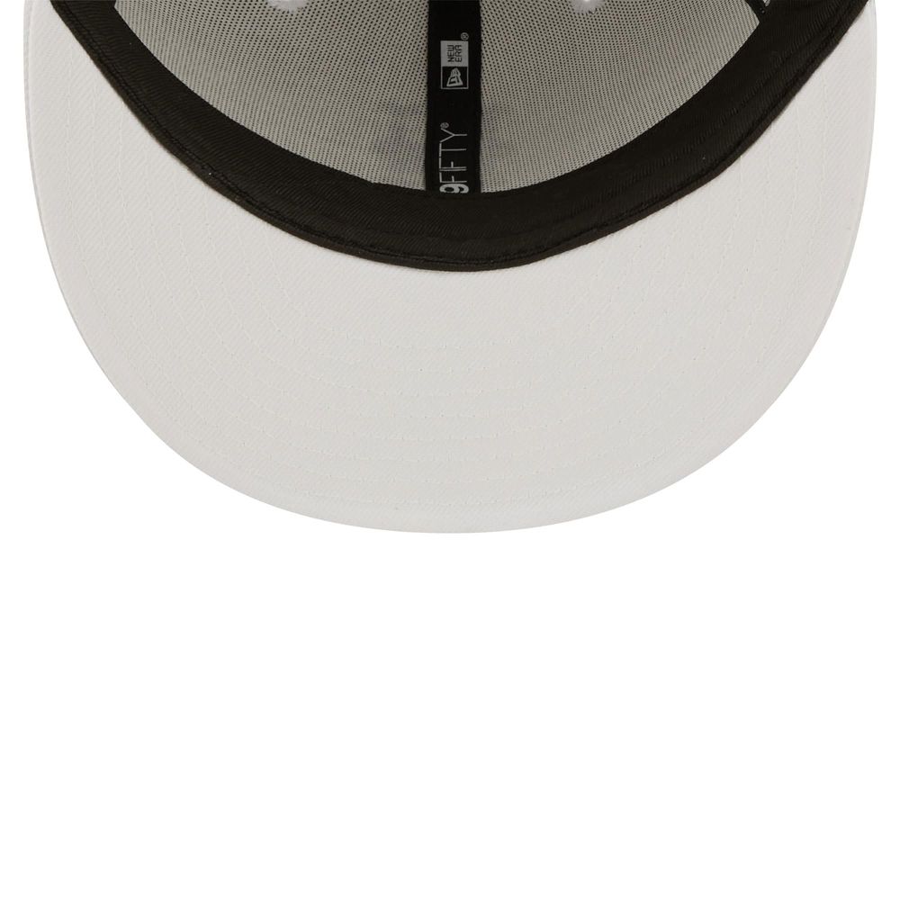 Men's New Era York Mets White on 59FIFTY Fitted Hat