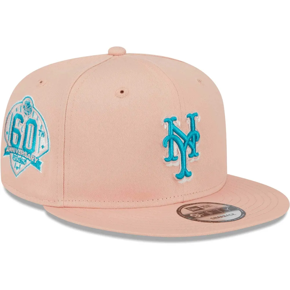 New Era Men's New Era Pink New York Mets Sky Aqua Undervisor