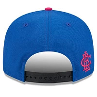 Casquette Snapback 9FIFTY New Era Royal/Noir New York Mets Pastèque Big League Chew Flavor Pack pour hommes