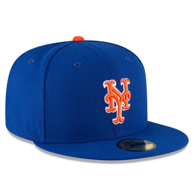 Casquette ajustée New Era Royal/ York Mets Authentic Collection On Field 59FIFTY pour homme