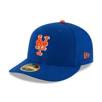 Men's New Era Royal/Orange York Mets Authentic Collection On Field Low Profile 59FIFTY Fitted Hat