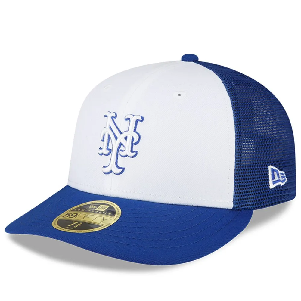 New York Yankees New Era White Logo Low Profile 59FIFTY Fitted Hat - Royal