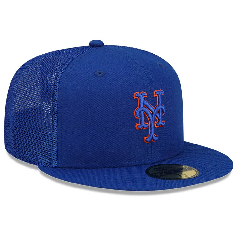 Casquette ajustée New Era Royal York Mets 2022 Batting Practice 59FIFTY pour homme