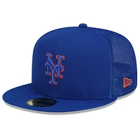 Casquette ajustée New Era Royal York Mets 2022 Batting Practice 59FIFTY pour homme