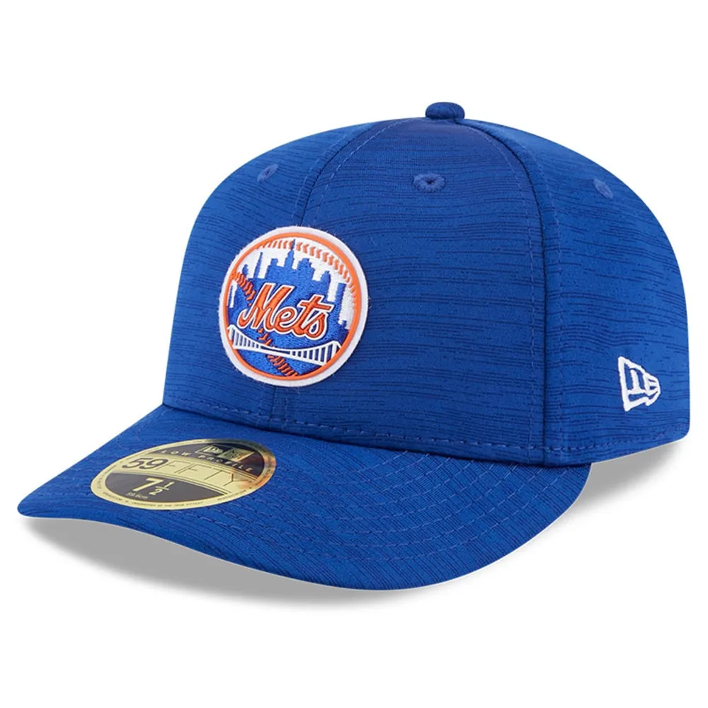 Casquette ajustée 59FIFTY à profil bas Royal New York Mets 2023 Clubhouse de Era pour homme