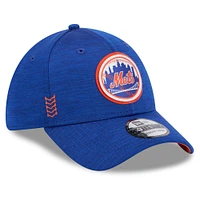 Casquette flexible New Era Royal York Mets 2024 Clubhouse 39THIRTY pour hommes