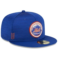 Casquette ajustée New Era Royal York Mets 2024 Clubhouse 59FIFTY pour homme