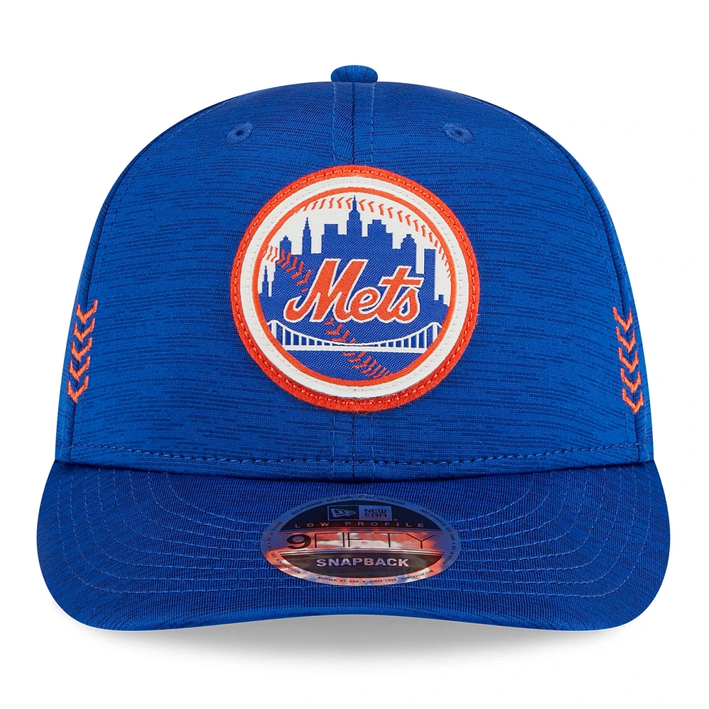 Men's New Era Royal New York Mets 2024 Clubhouse Low Profile 9FIFTY Snapback Hat