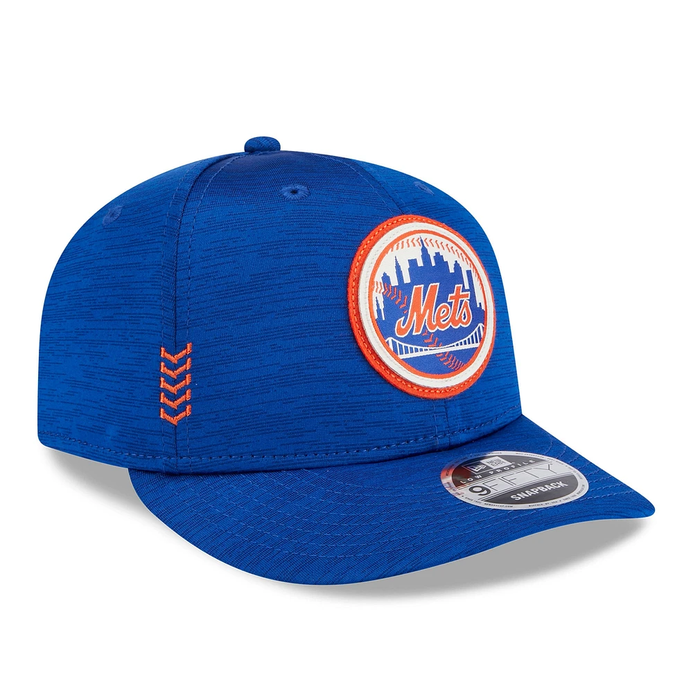 Men's New Era Royal New York Mets 2024 Clubhouse Low Profile 9FIFTY Snapback Hat