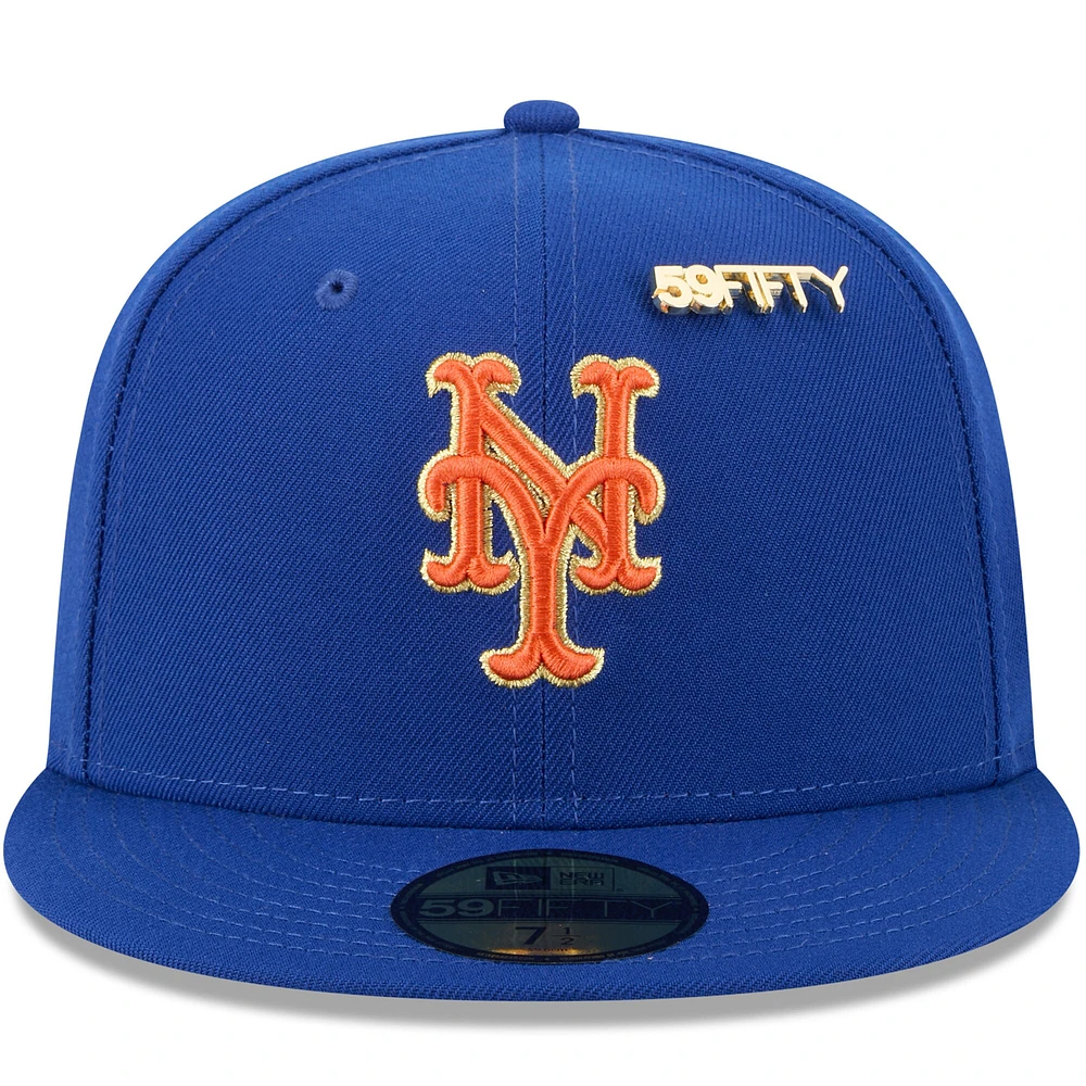 Casquette ajustée New Era Royal York Mets 2025 59FIFTY Day pour homme avec épingles