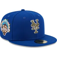 Men's New Era Royal York Mets 50th Anniversary Spring Training Botanical 59FIFTY Fitted Hat