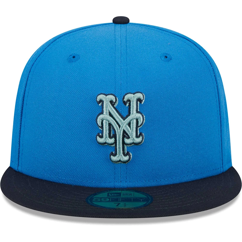 Casquette ajustée 59FIFTY Royal New York Mets de Era pour homme