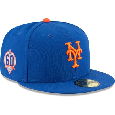 New York Mets Era 60th Anniversary Authentic Collection On-Field 59FIFTY Fitted Hat - Royal