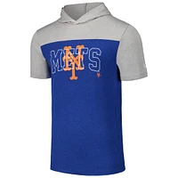 Men's New Era Royal York Mets Active Brushed Hoodie T-Shirt