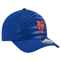 Casquette ajustable New Era Royal New York Mets 9FORTY M-Crown A-Frame pour homme