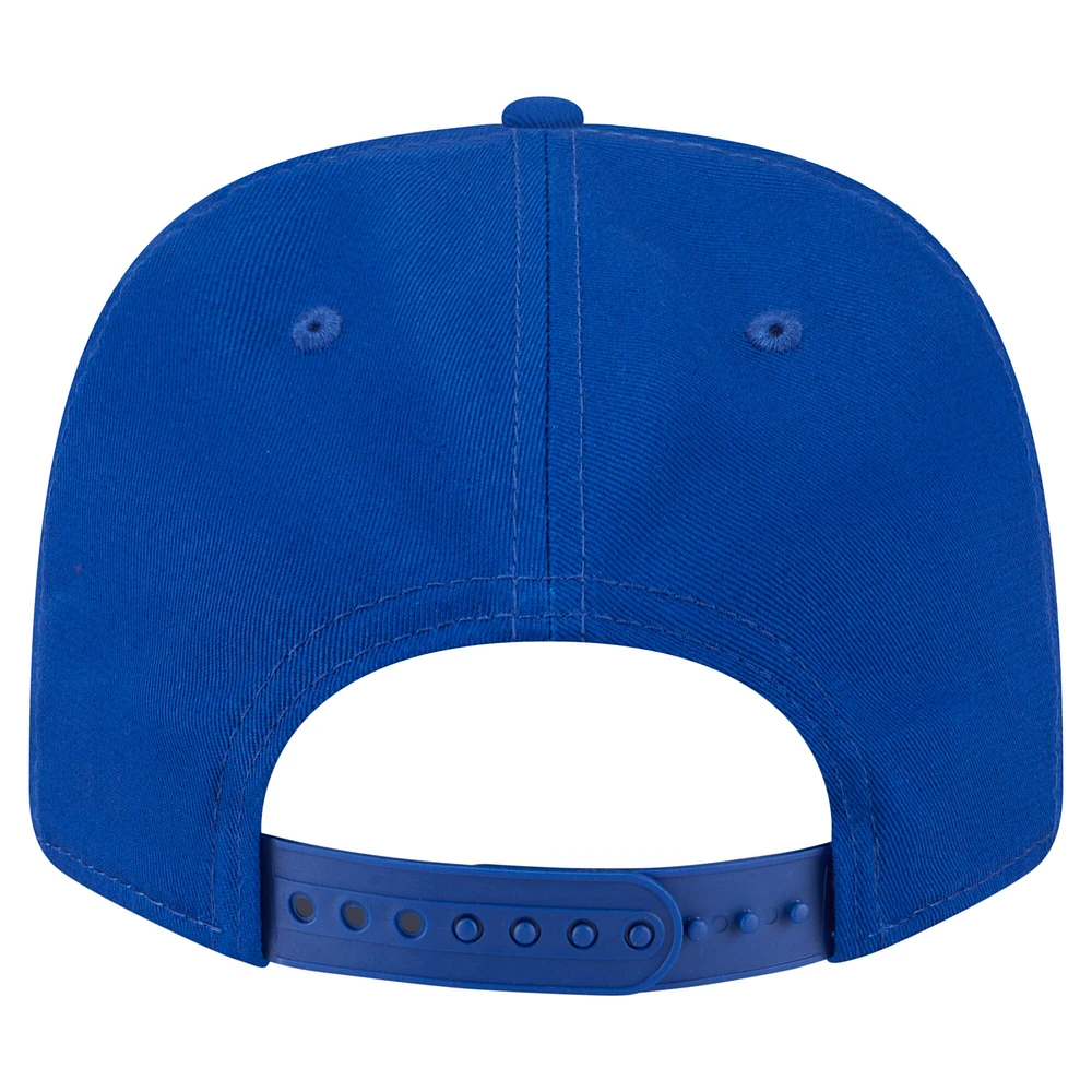 Casquette extensible à bouton-pression New Era Royal New York Mets Circle Patch 9SEVENTY pour homme