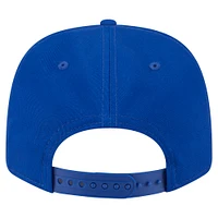 Casquette extensible à bouton-pression New Era Royal New York Mets Circle Patch 9SEVENTY pour homme