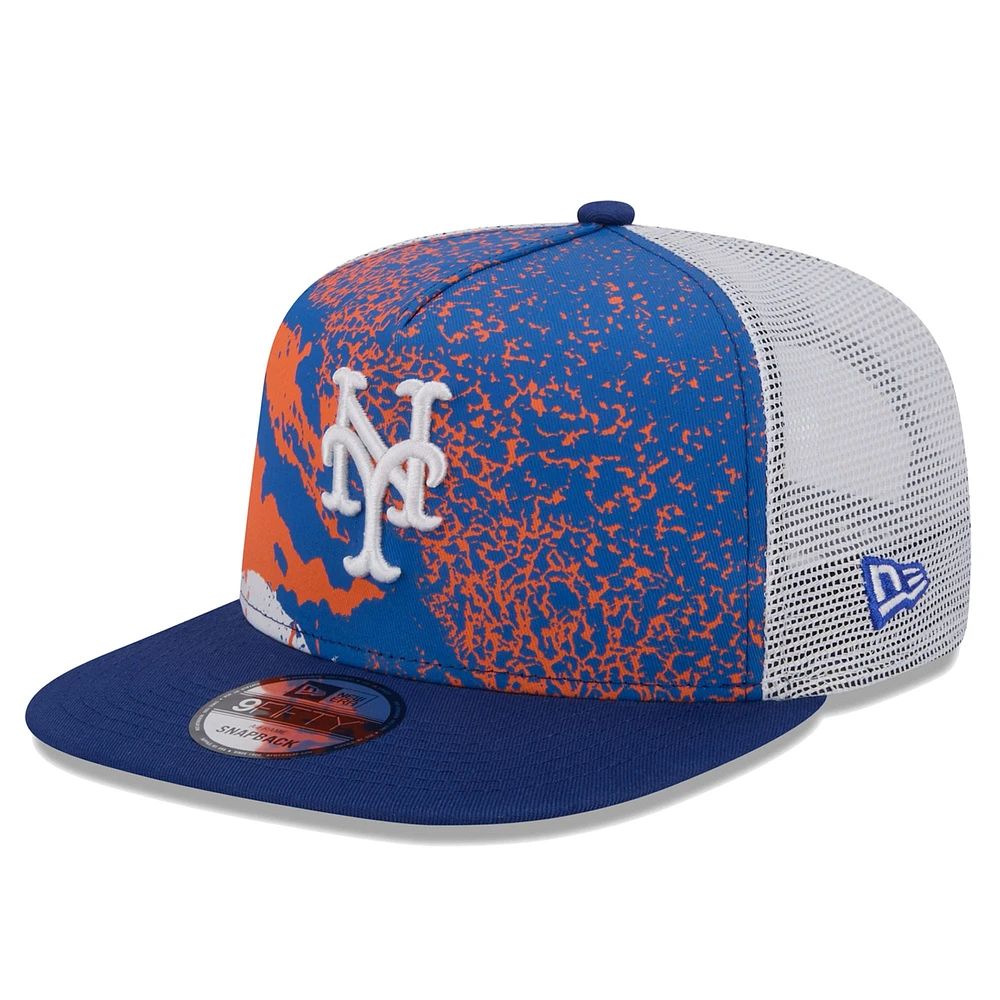 Casquette Snapback Royal New York Mets Court Sport 9FIFTY New Era pour homme