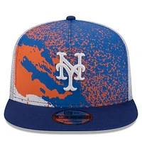 Casquette Snapback Royal New York Mets Court Sport 9FIFTY New Era pour homme