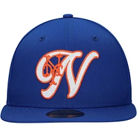 Men's New Era Royal York Mets  Duo Logo 2.0 59FIFTY Fitted Hat