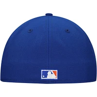 Casquette ajustée New Era Royal York Mets Duo Logo 2.0 59FIFTY pour homme