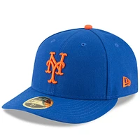 Casquette ajustée 59FIFTY à profil bas du Temple de la renommée baseball national des Royal New York Mets Era pour hommes