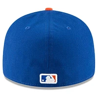 Casquette ajustée 59FIFTY à profil bas du Temple de la renommée baseball national des Royal New York Mets Era pour hommes