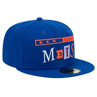 Casquette ajustée New Era Royal York Mets Ransom 59FIFTY pour homme