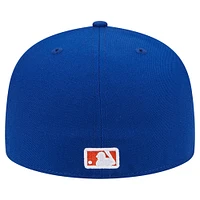 Men's New Era Royal York Mets Script Sided 59FIFTY Fitted Hat