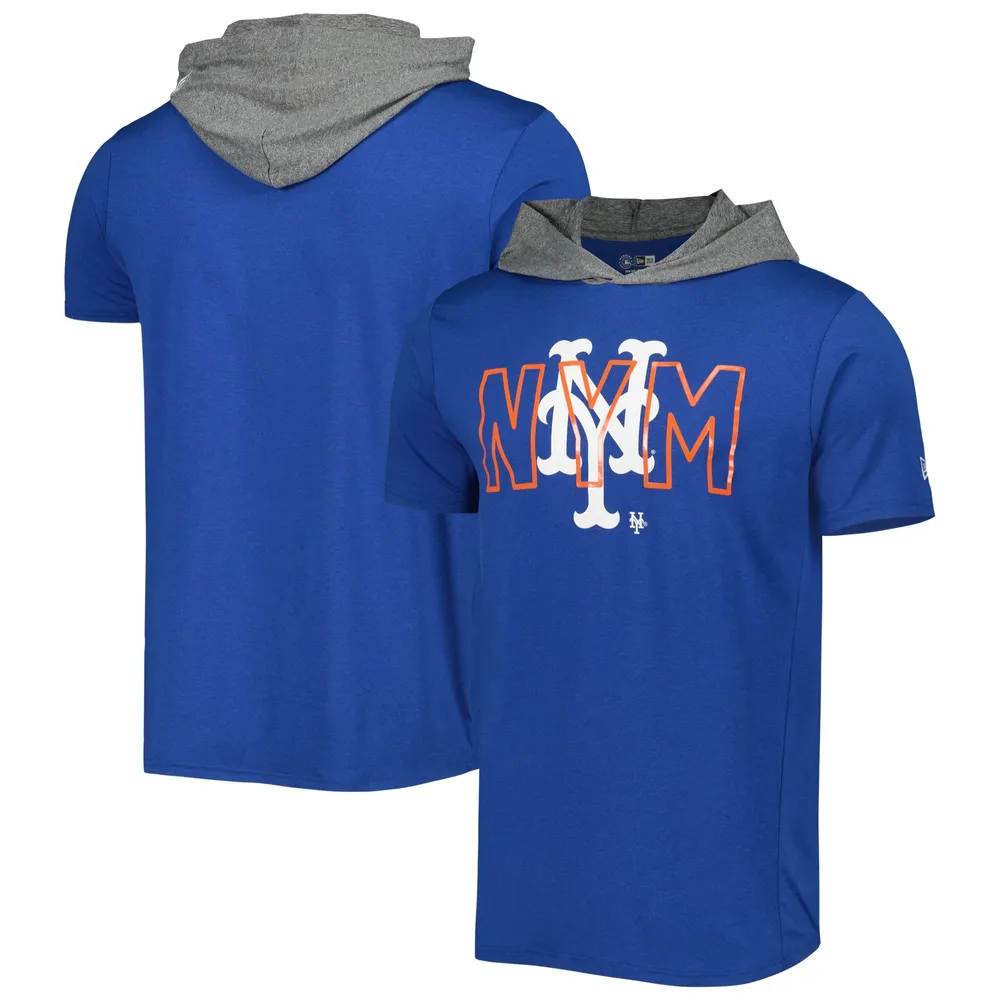 T-shirt à capuche New Era Royal York Mets Team pour homme