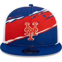 Casquette Snapback 9FIFTY Royal New York Mets Tear Trucker New Era pour homme